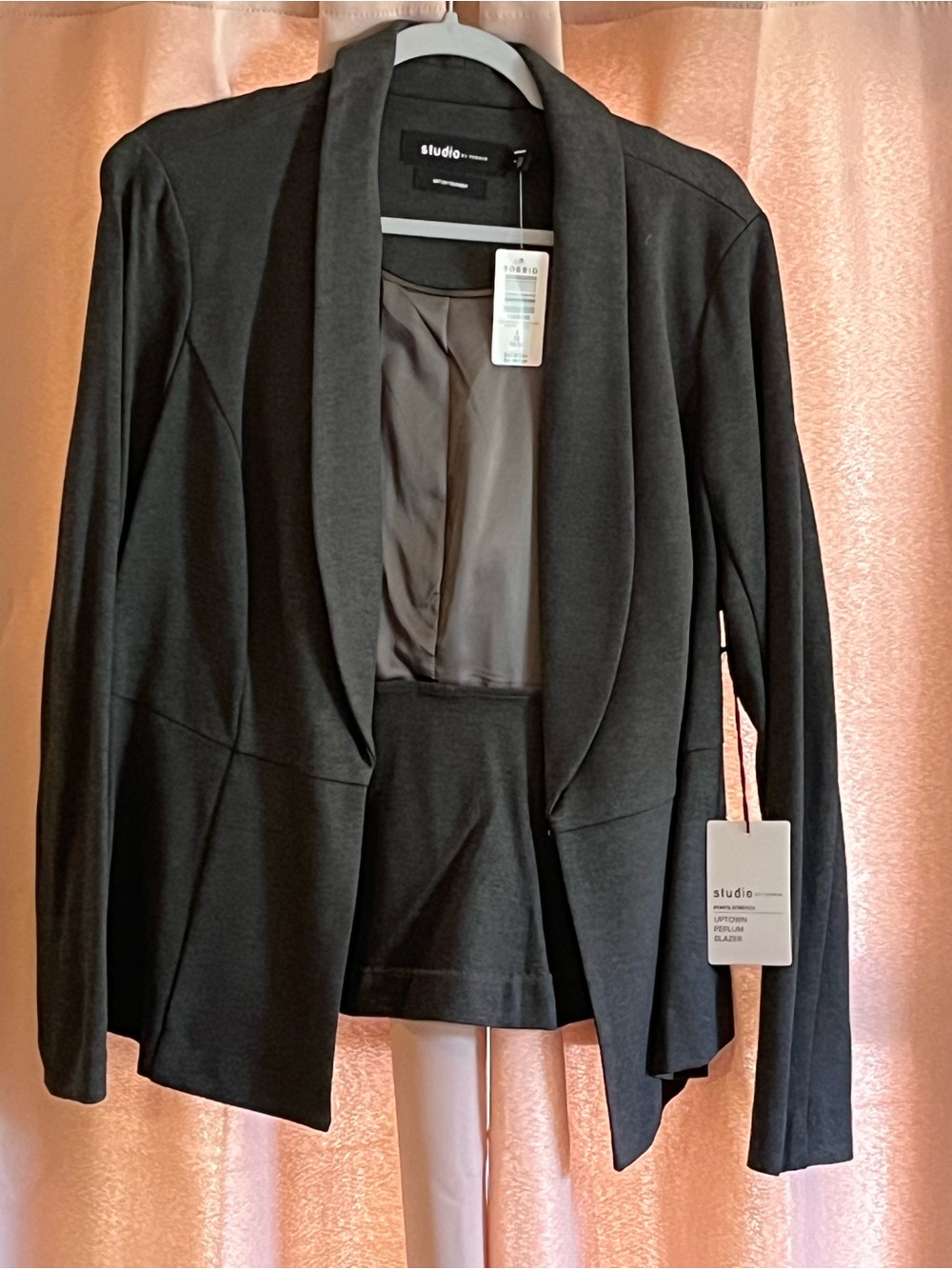 torrid Charcoal Gray Ponte Blazer